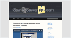 Desktop Screenshot of gameservertips.com